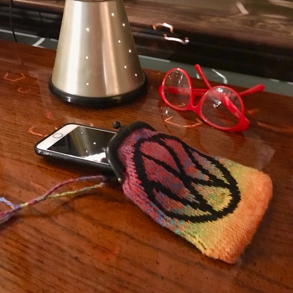 Handmade Knit NOT Officially Licensed Car Emblem Snap Coin Purse Wallet Fan Art - Picture 7 of 10